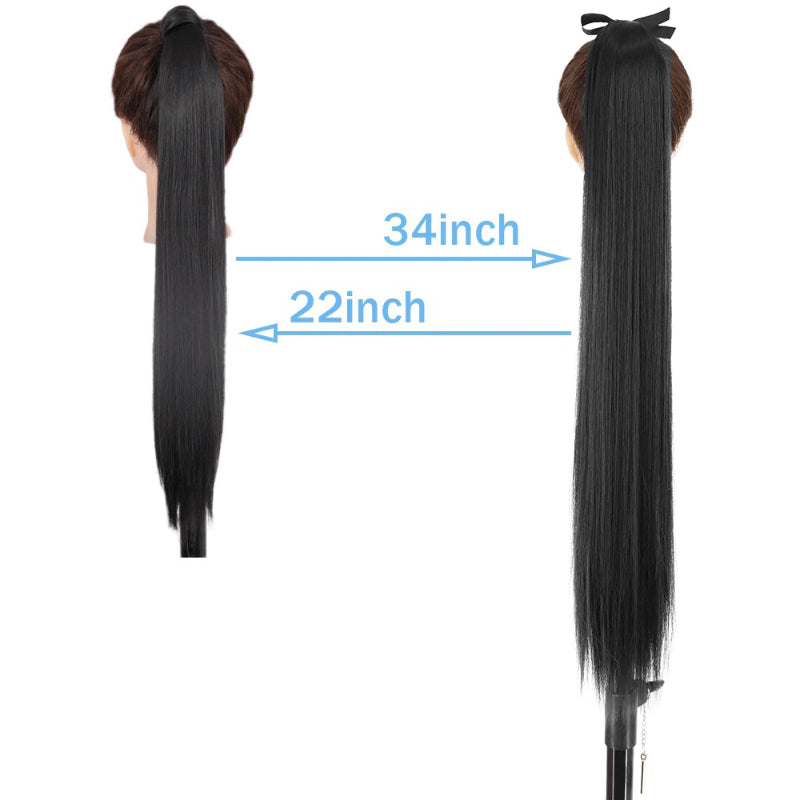 Women's Ponytail Extension Long Straight High-Temperature Fiber