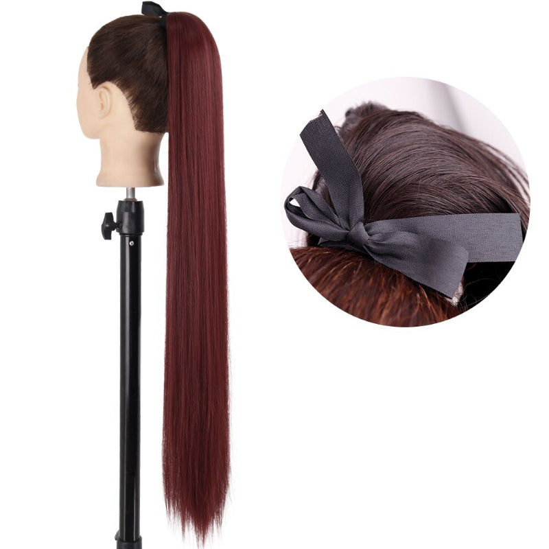 Women's Ponytail Extension Long Straight High-Temperature Fiber