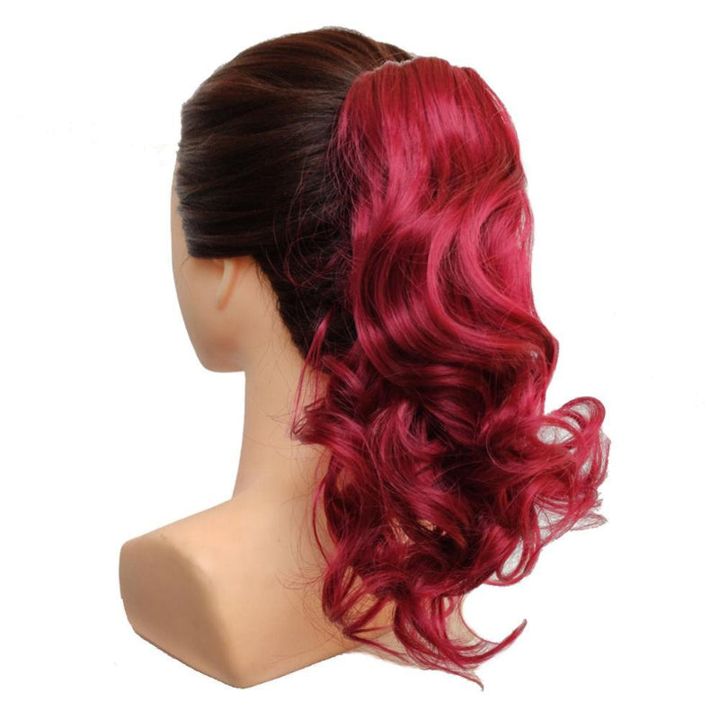 Women's Ponytail Extensions Short Curly High-Temperature Fiber