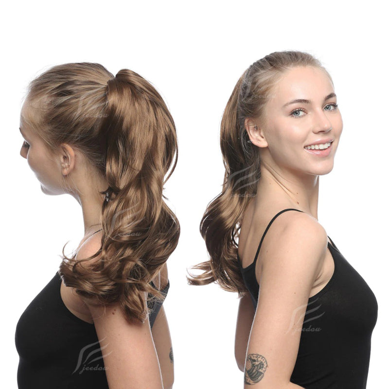 Women's Ponytail Extensions Short Curly High-Temperature Fiber