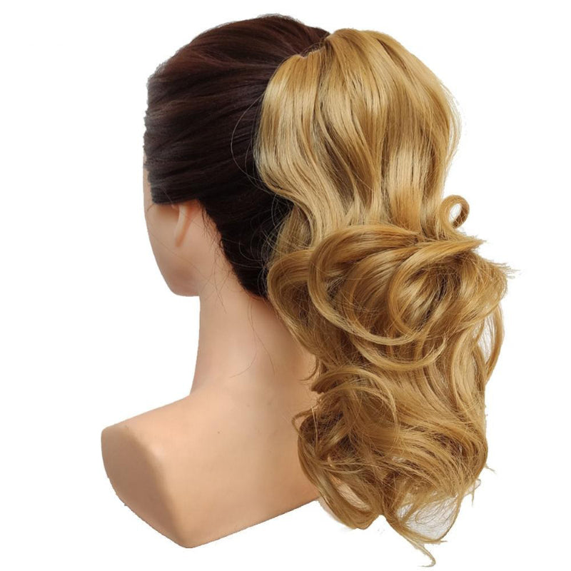 Women's Ponytail Extensions Short Curly High-Temperature Fiber