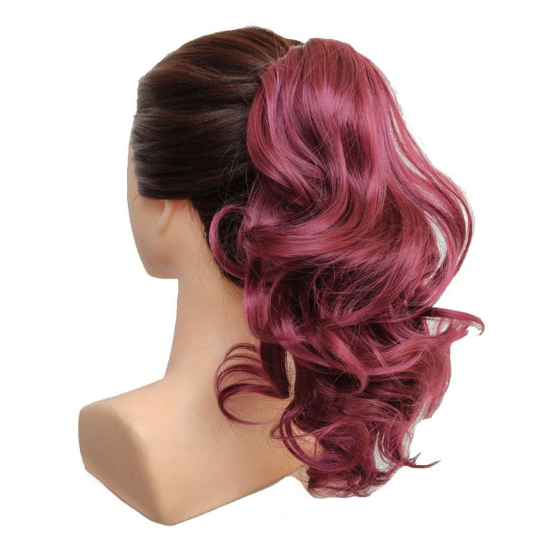 Women's Ponytail Extensions Short Curly High-Temperature Fiber