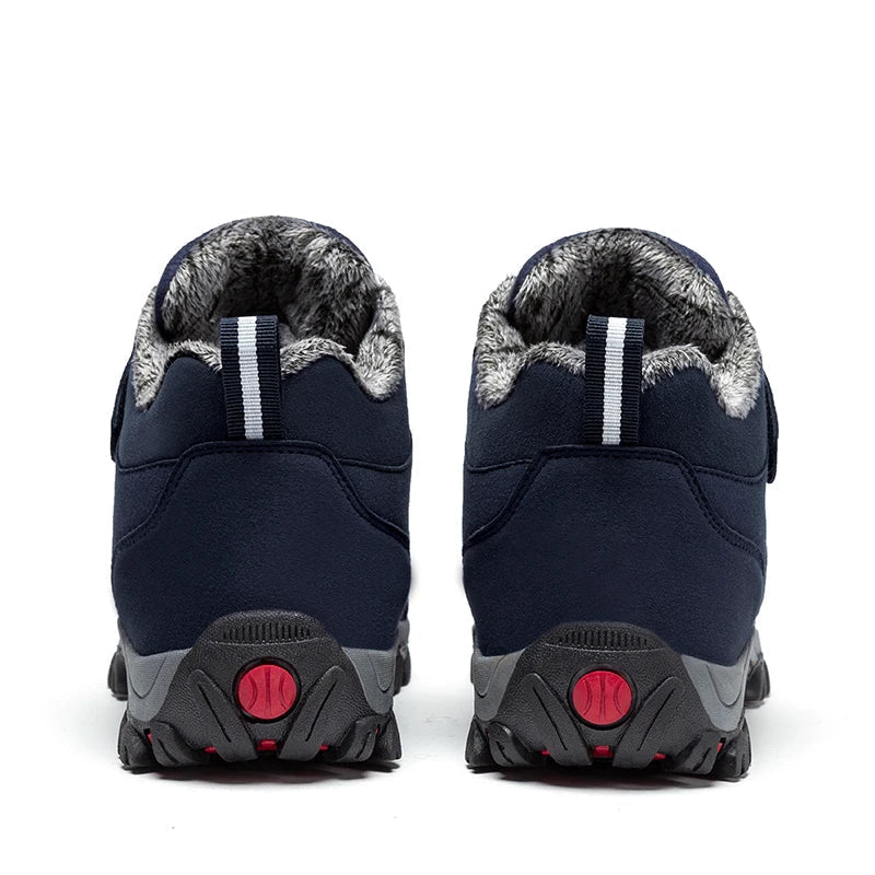 Women's Winter Ankle Sneakers with Fur Lining – Water-Resistant and Slip-Resistant for Snowy Conditions