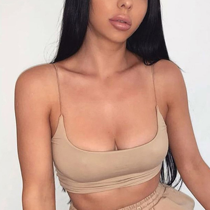 Spaghetti Strap Crop Top