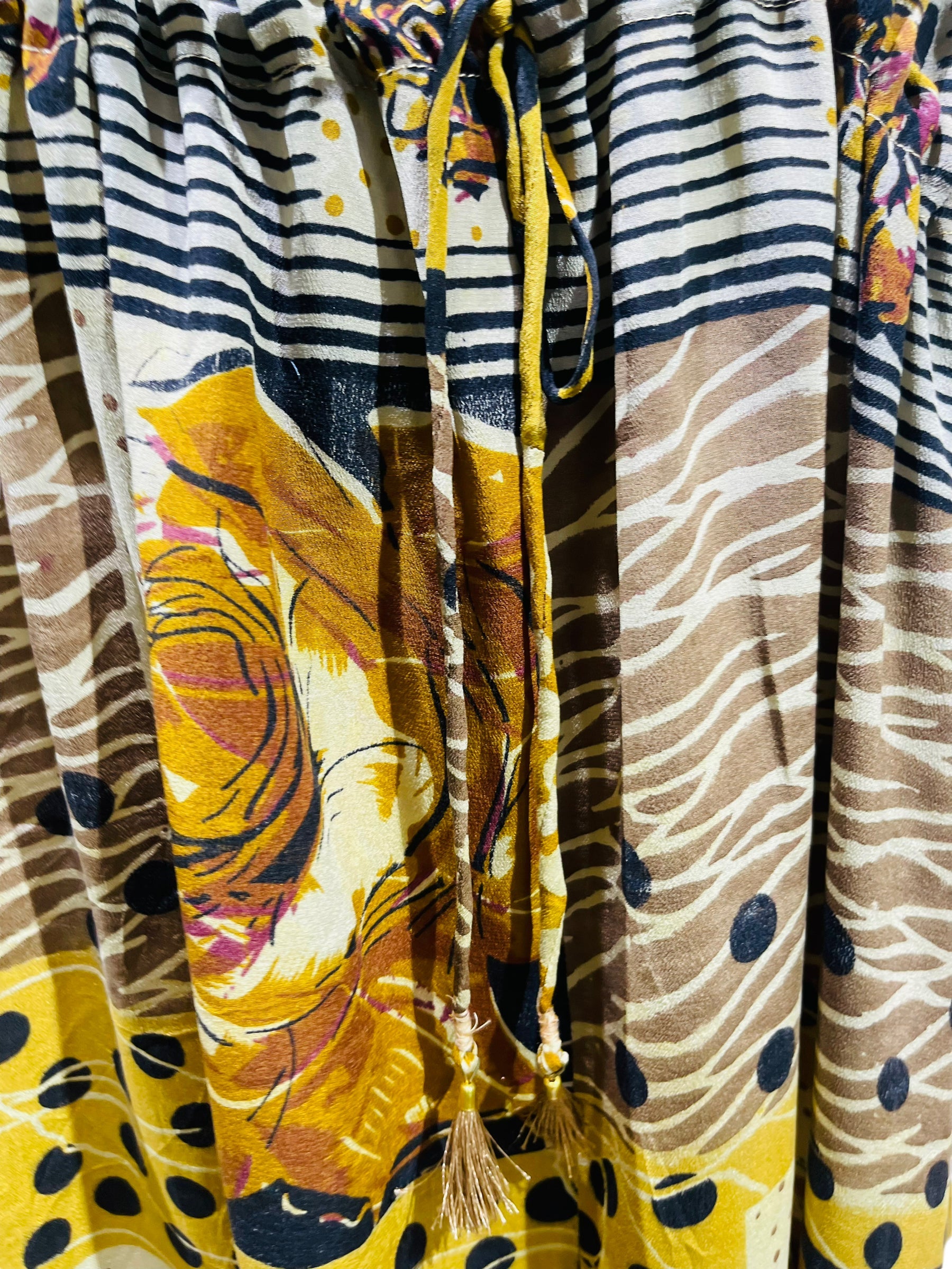 FINAL SALE PRC5650 Avatar Pure Silk Maxi Kaftan