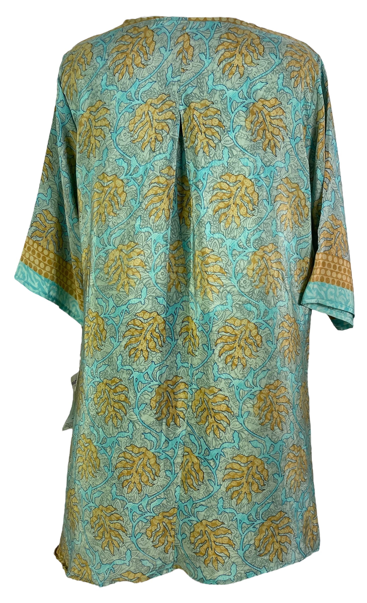 PRC6536 Avatar Pure Silk Self Pocket Tunic Dress