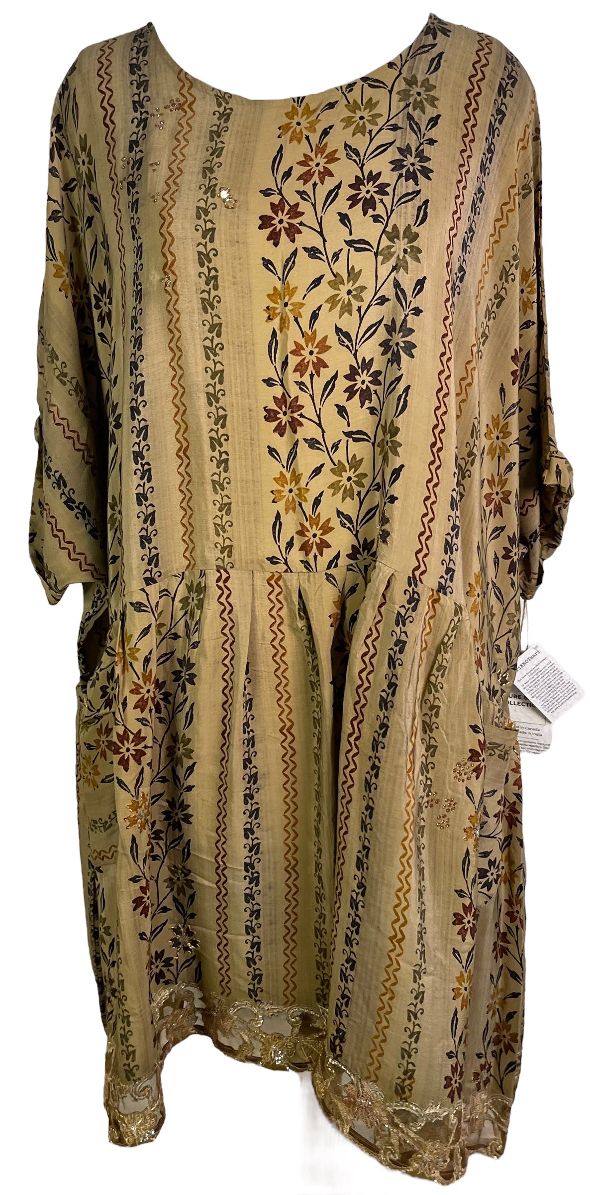 PRC3800 Avatar Pure Silk Boxy Babydoll Dress