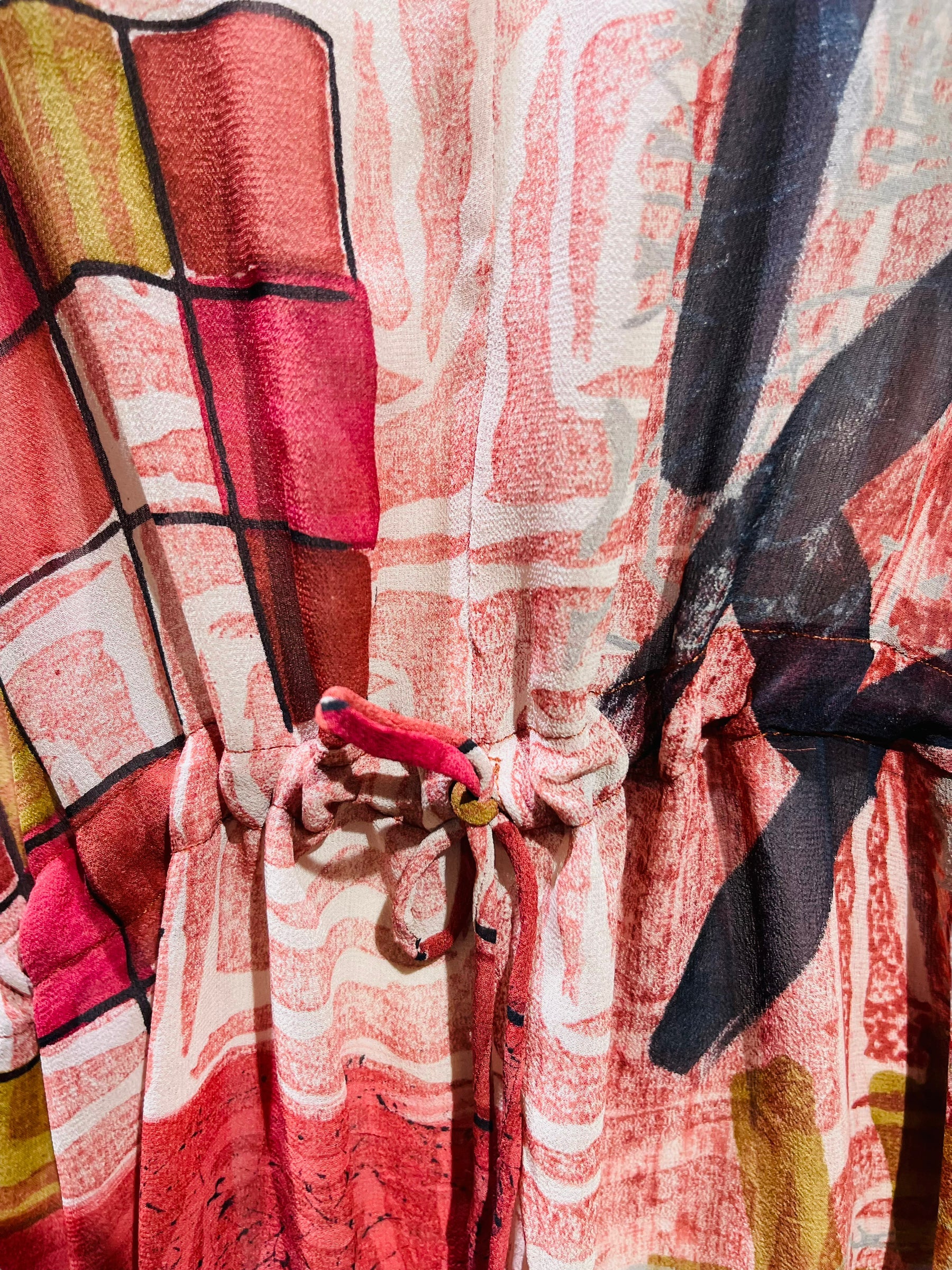 FINAL SALE PRG5679A Sheer Avatar Pure Silk Maxi Kaftan