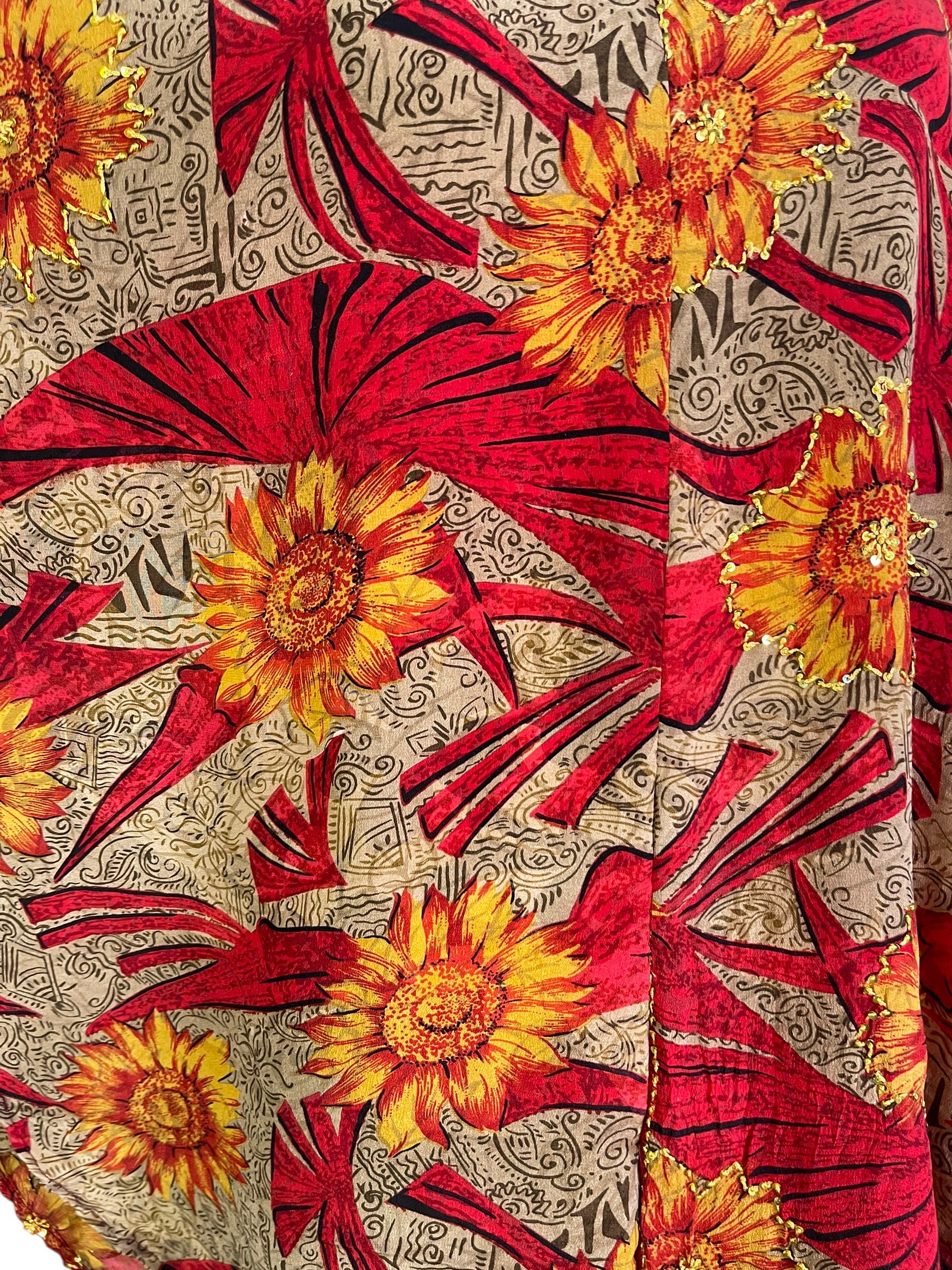 PRC6688 Avatar Pure Silk Waterfall Top