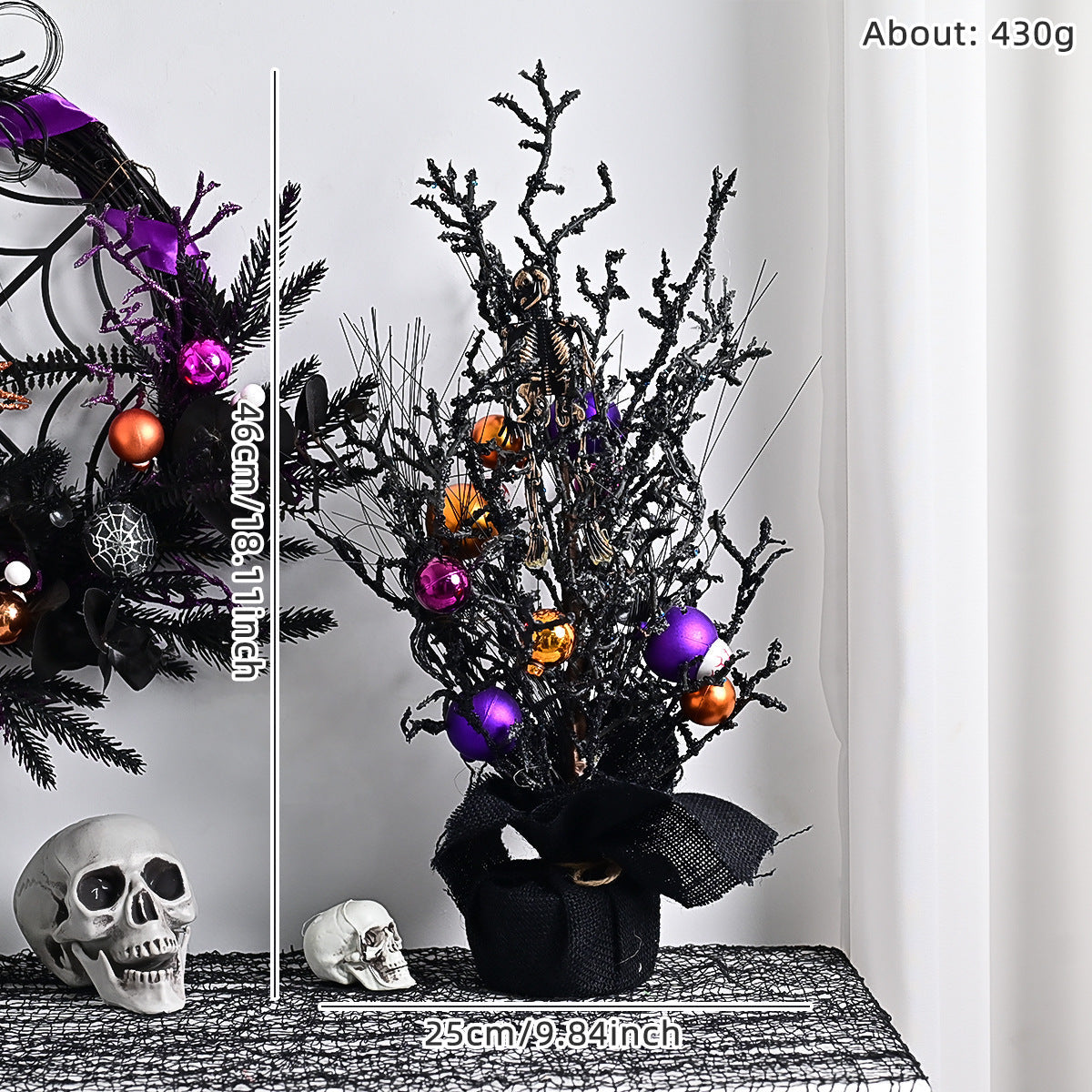 Halloween Decorative Garland Multi-Style Plastic Spooky Decor