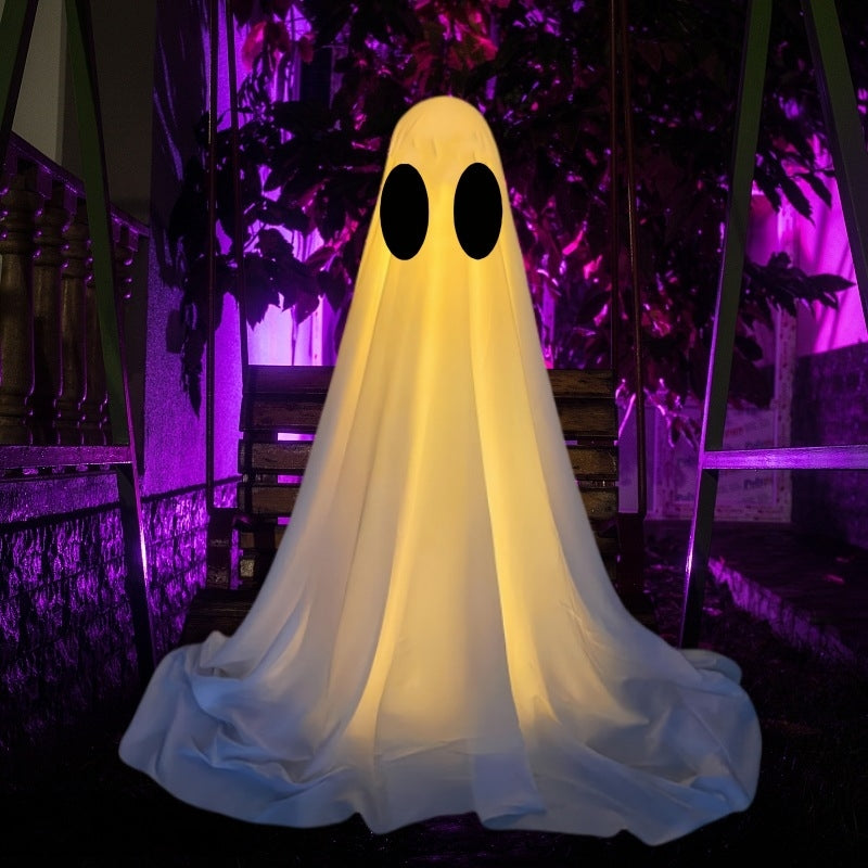 Glow-in-the-Dark Halloween Ghost Decor Large Outdoor Scary Decoration
