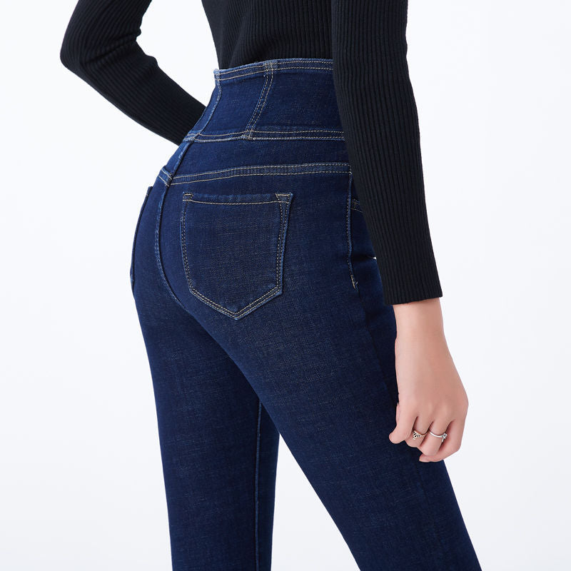 Slim Stretch High Waist Pants