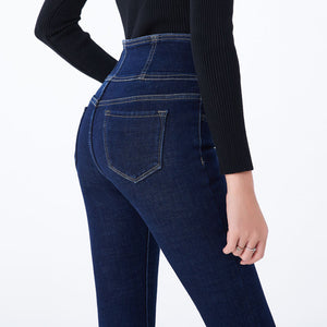Slim Stretch High Waist Pants