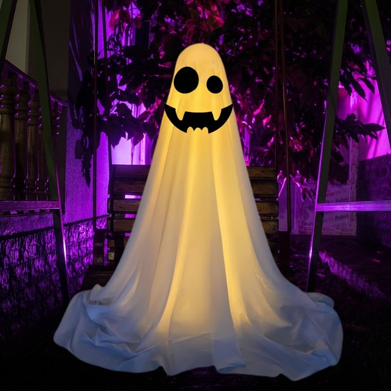 Glow-in-the-Dark Halloween Ghost Decor Large Outdoor Scary Decoration
