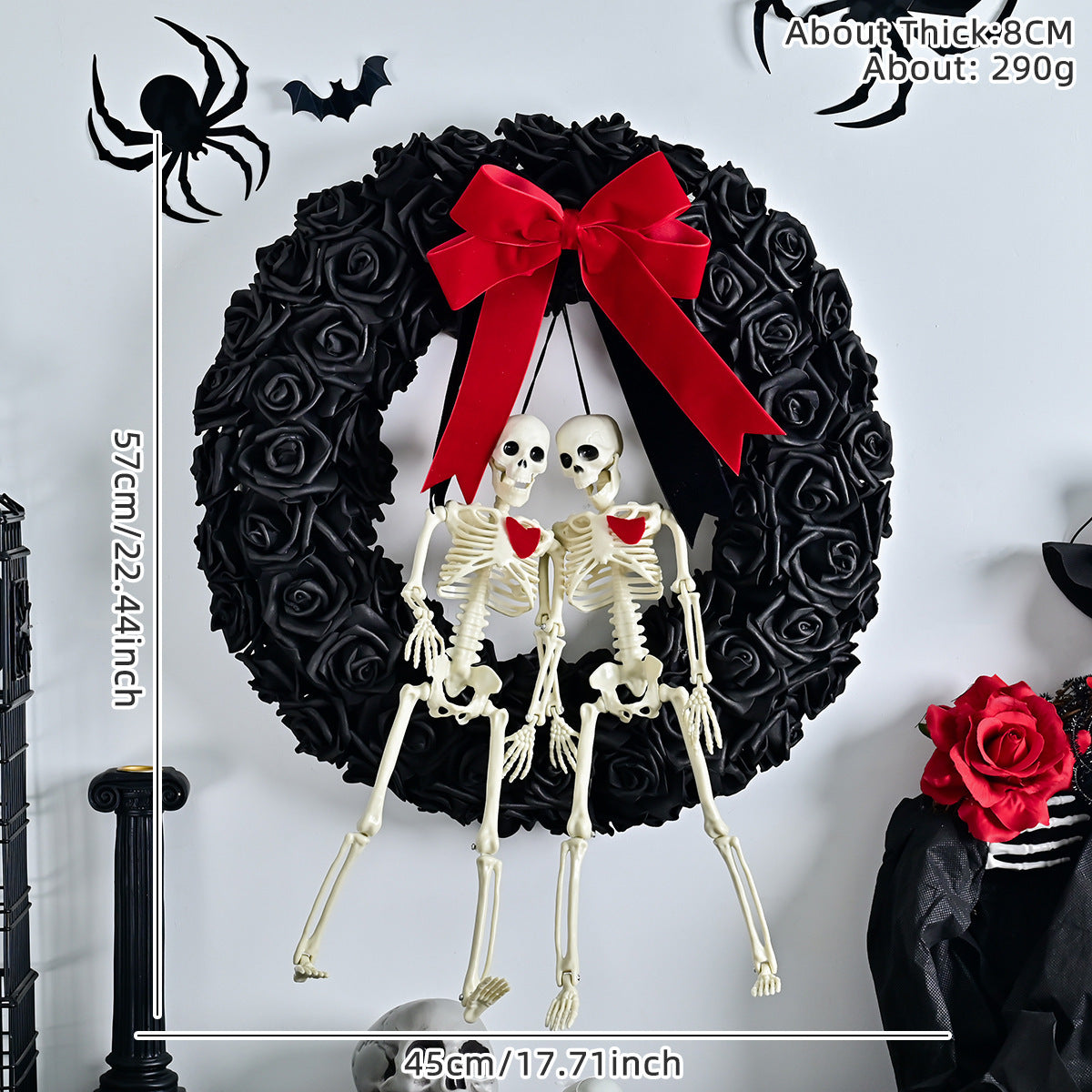 Halloween Decorative Garland Multi-Style Plastic Spooky Decor