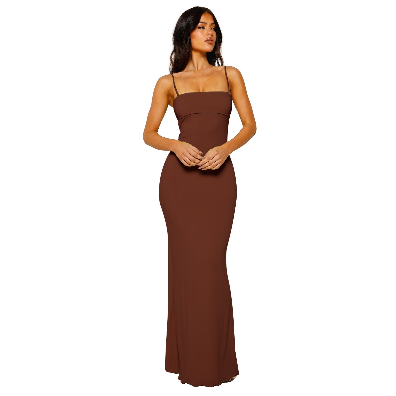 Women's Elegant Backless Bodycon Evening Maxi Dress