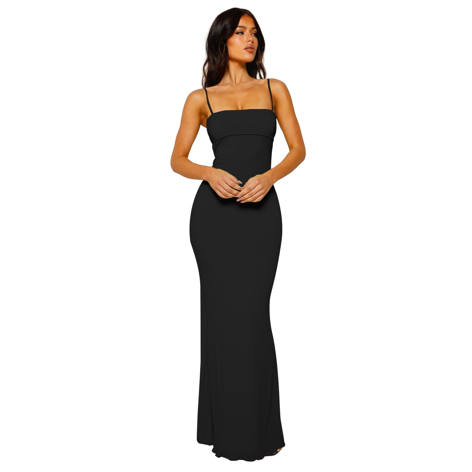 Women's Elegant Backless Bodycon Evening Maxi Dress