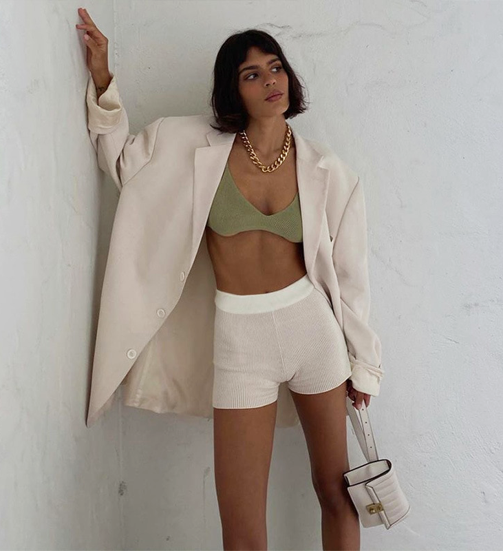 Lined Stretch Shorts