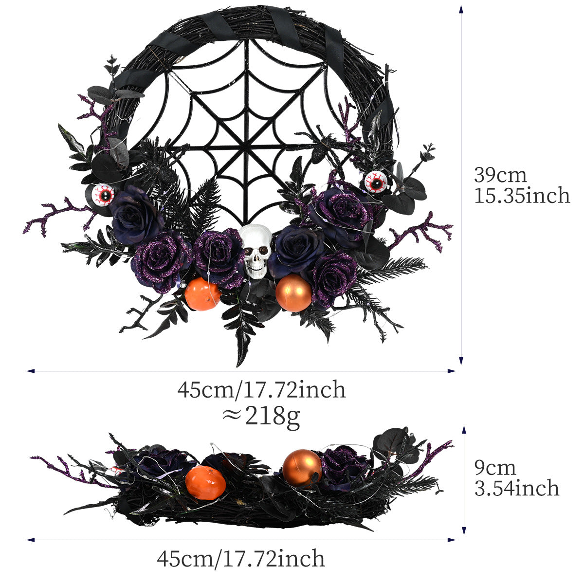 Halloween Decorative Garland Multi-Style Plastic Spooky Decor