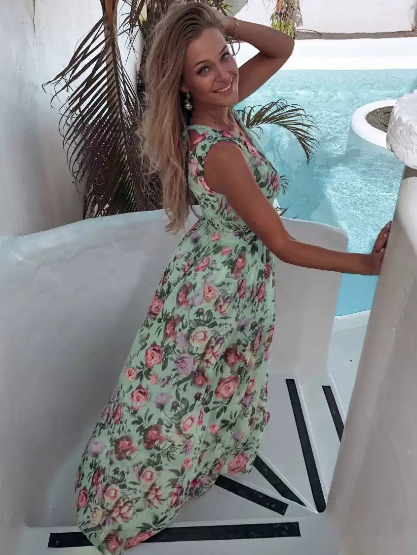 Printed Women's Summer Maxi Dress