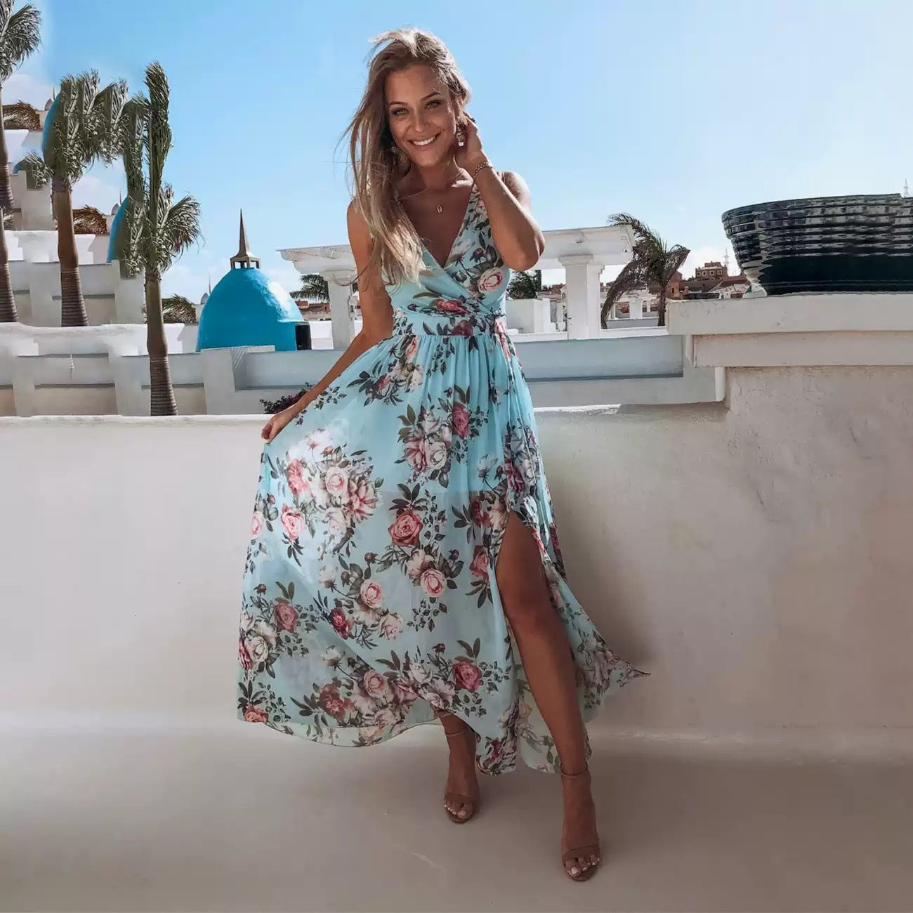 Printed Women's Summer Maxi Dress