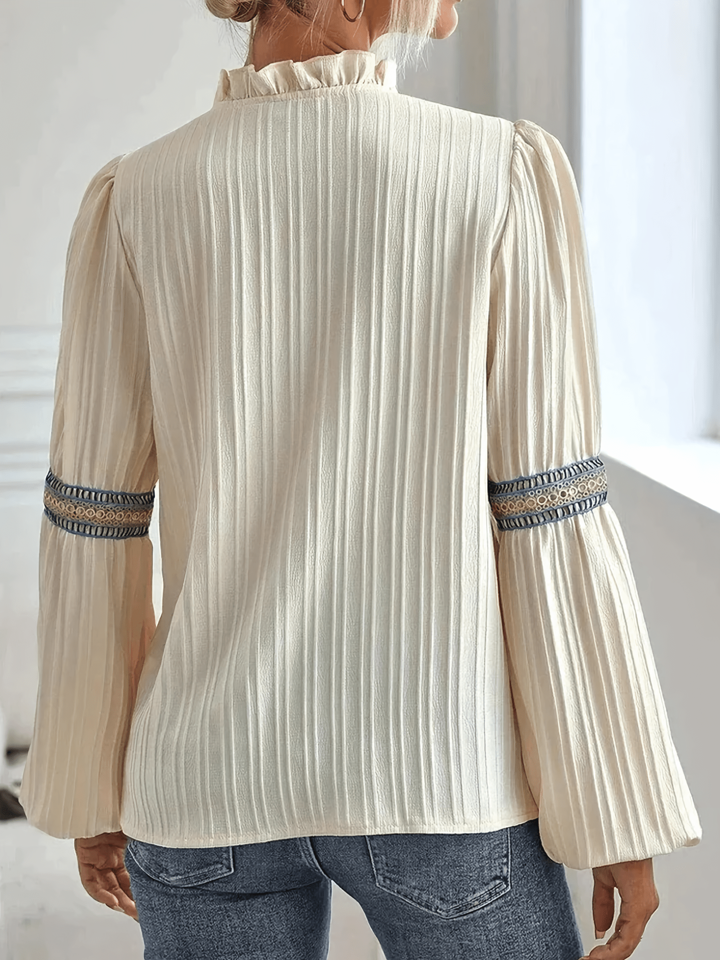 Women's Blouse Lightweight Long Sleeve Top
