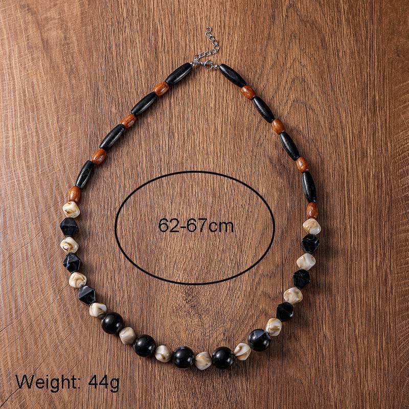 Women's Cross Necklace Geometric Acrylic Vintage Pendant