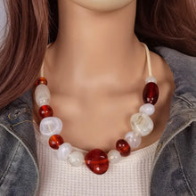 Load image into Gallery viewer, Women's Pendant Necklace Geometric Acrylic Handmade Fashion Jewelry
