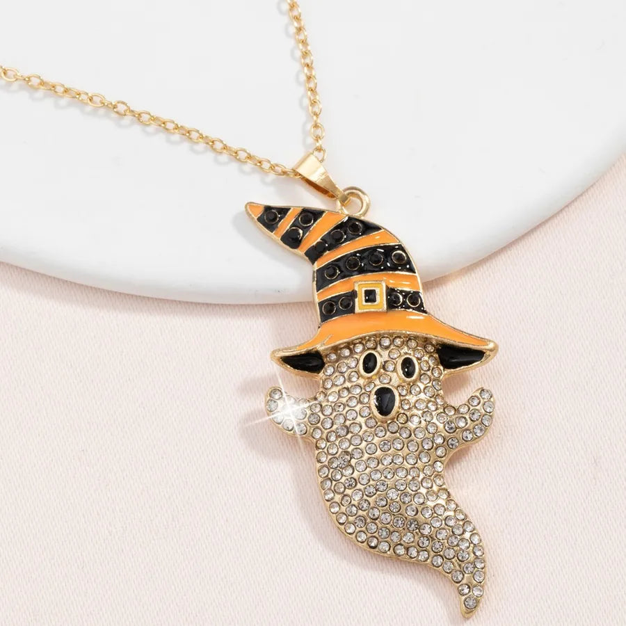 Women's Gothic Necklace Black Iron Geometric Pendant