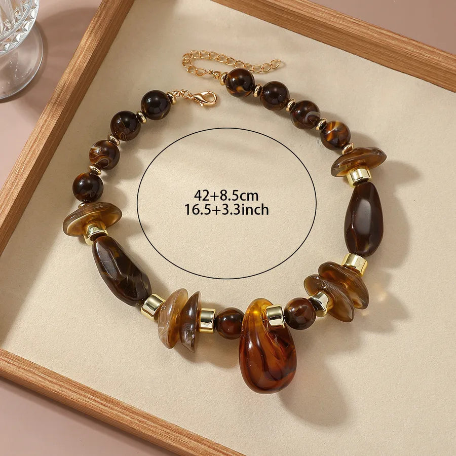 Unisex Geometric Necklace Cold Style Acrylic