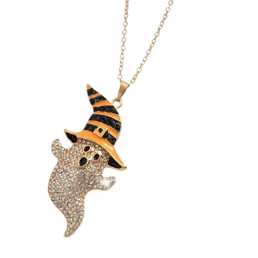 Women's Gothic Necklace Black Iron Geometric Pendant