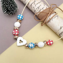 Load image into Gallery viewer, Women's Necklace Heart Shape Wood Bead Retro Jewelry
