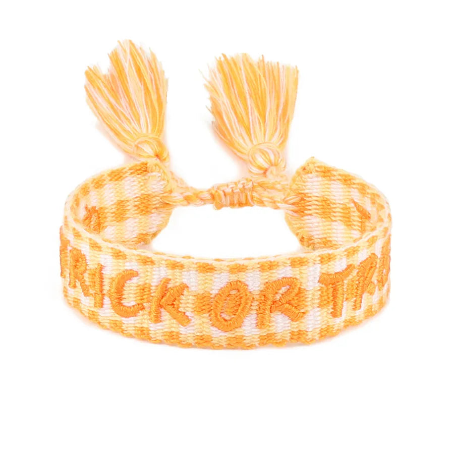 Women's Bracelet Black Handmade Polyester Retro Halloween