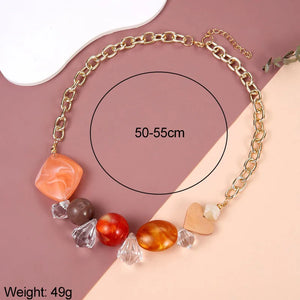 Women's Pendant Necklace Geometric Acrylic Fashion Jewelry
