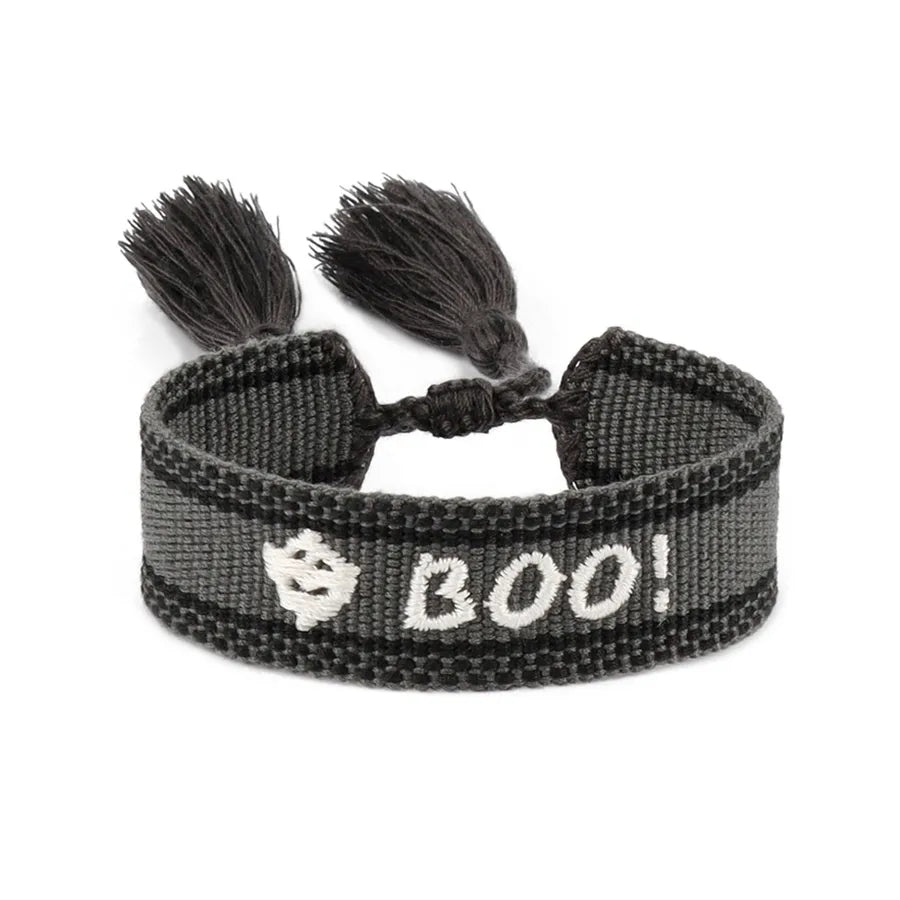 Women's Bracelet Black Handmade Polyester Retro Halloween