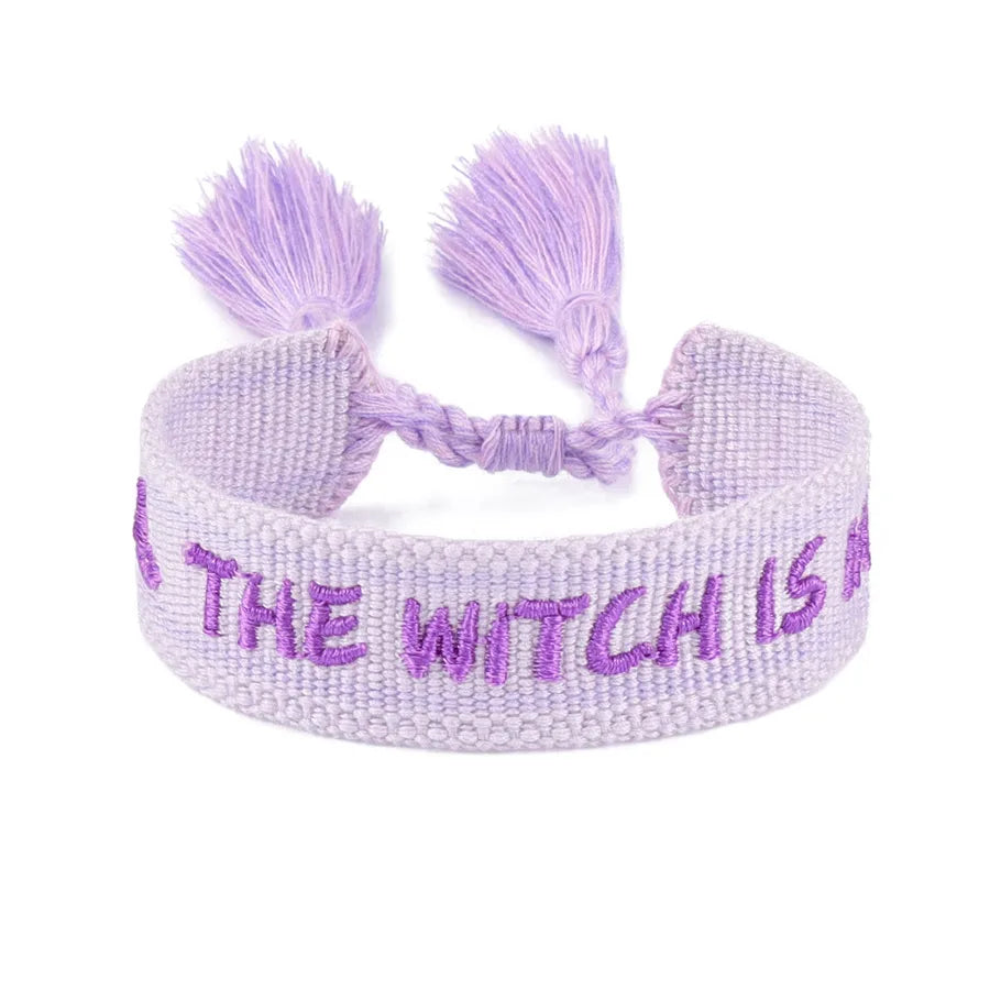 Women's Bracelet Black Handmade Polyester Retro Halloween