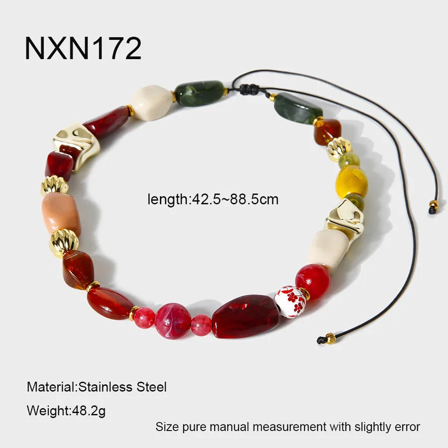 Women's Clavicle Chain Necklace Geometric Stainless Steel