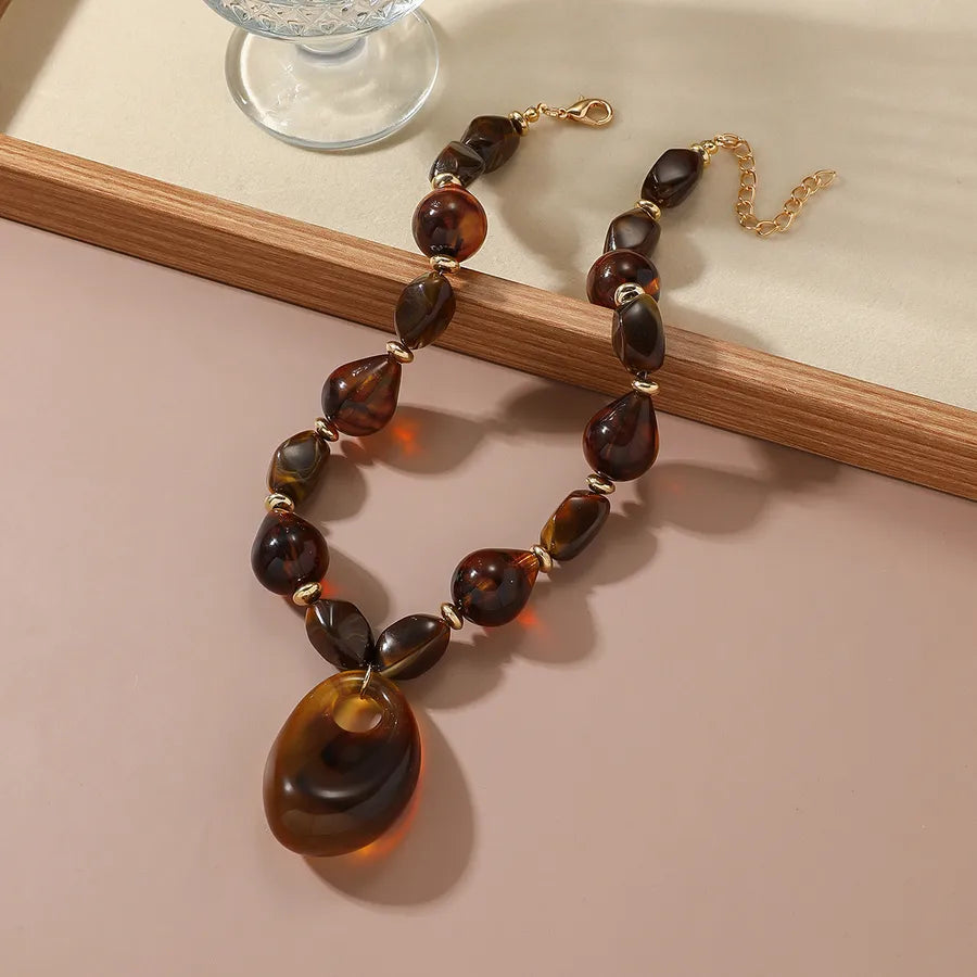 Unisex Necklace Geometric Acrylic Cold Style Minimalist Design