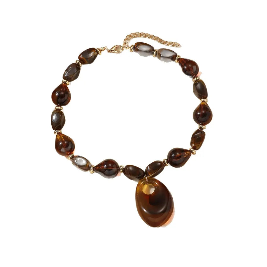 Unisex Necklace Geometric Acrylic Cold Style Minimalist Design