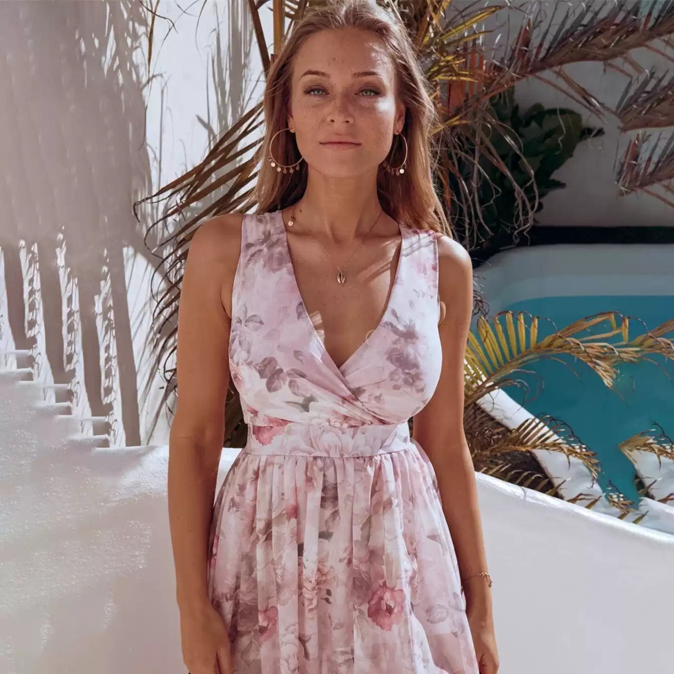 Printed Women's Summer Maxi Dress