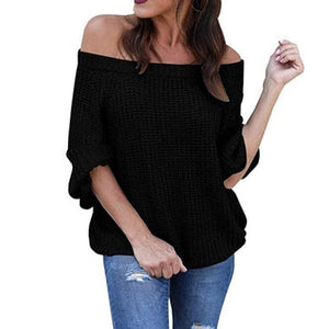 Off Shoulder Knit