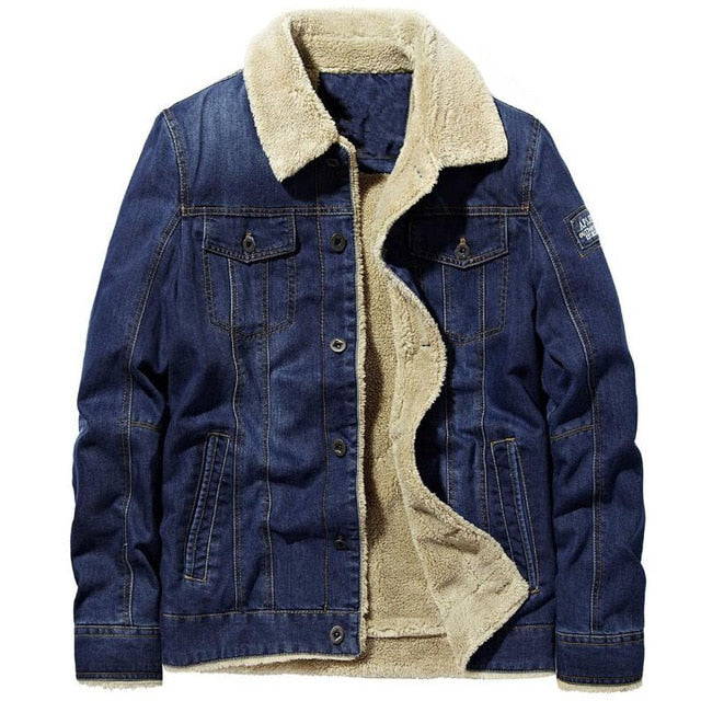 Denim Fleece Jacket