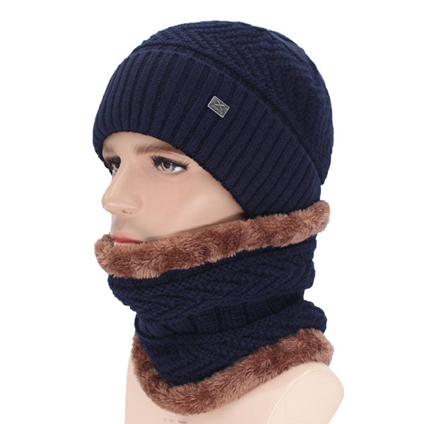 Knitted Beanie & Neck Warmer