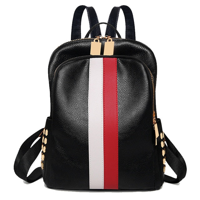 Designer Leather Backpack