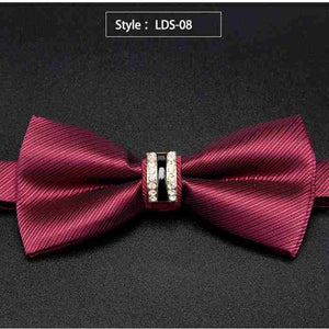 Rhinestone Bow Tie