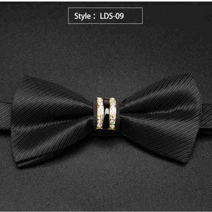 Rhinestone Bow Tie