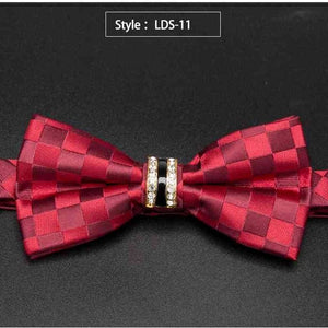 Rhinestone Bow Tie