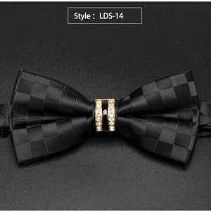 Rhinestone Bow Tie