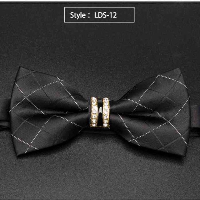 Rhinestone Bow Tie