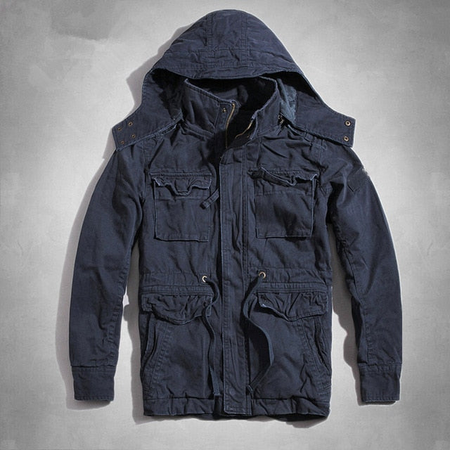 Removable Hood Camo Fashion